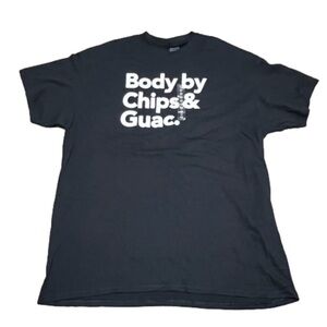 Brisco Brands Body By Chips & Guac Cotton Funny Men’s Size XL
